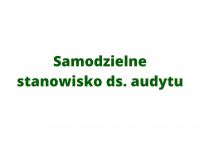 Samodzielne stanowisko ds. audytu