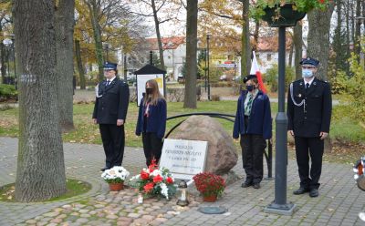 Uroczystość odbyła się w asyście harcerzy i strażaków