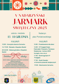 Harmonogram V Nadarzyńskiego Jarmarku Świątecznego