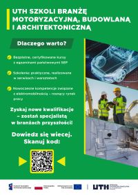Bezpłatne szkolenia UTH dla branży motoryzacyjnej, budowlanej i architektonicznej