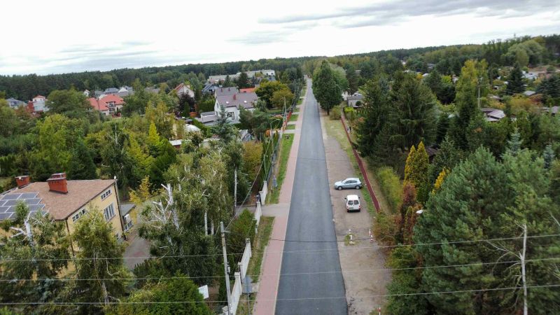 nowa nawierzchni ul. Zółwińska w Nadarzynie