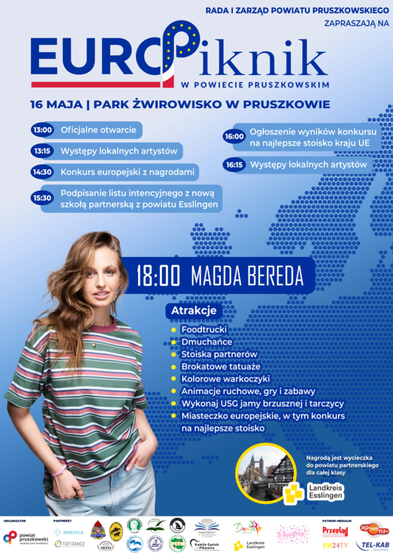plakat informujący o Europikniku