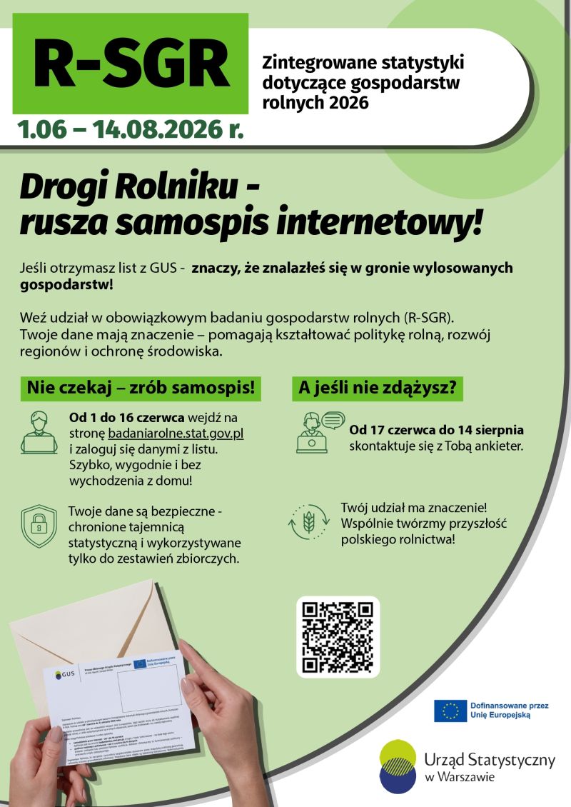 plakat dotyczący ankiety GUS