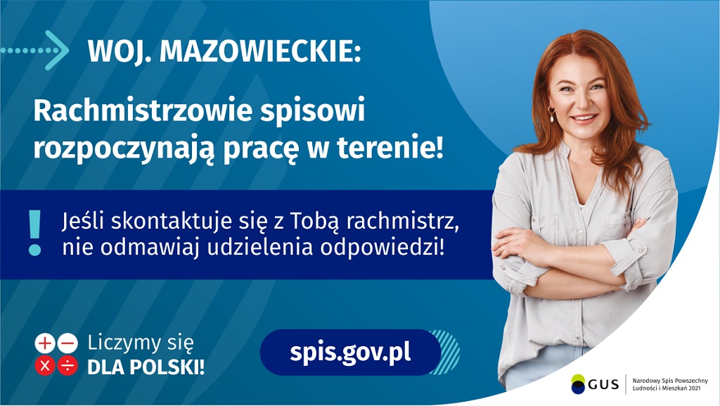 Rachmistrzowie spisowi rozpoczynają pracę w terenie!