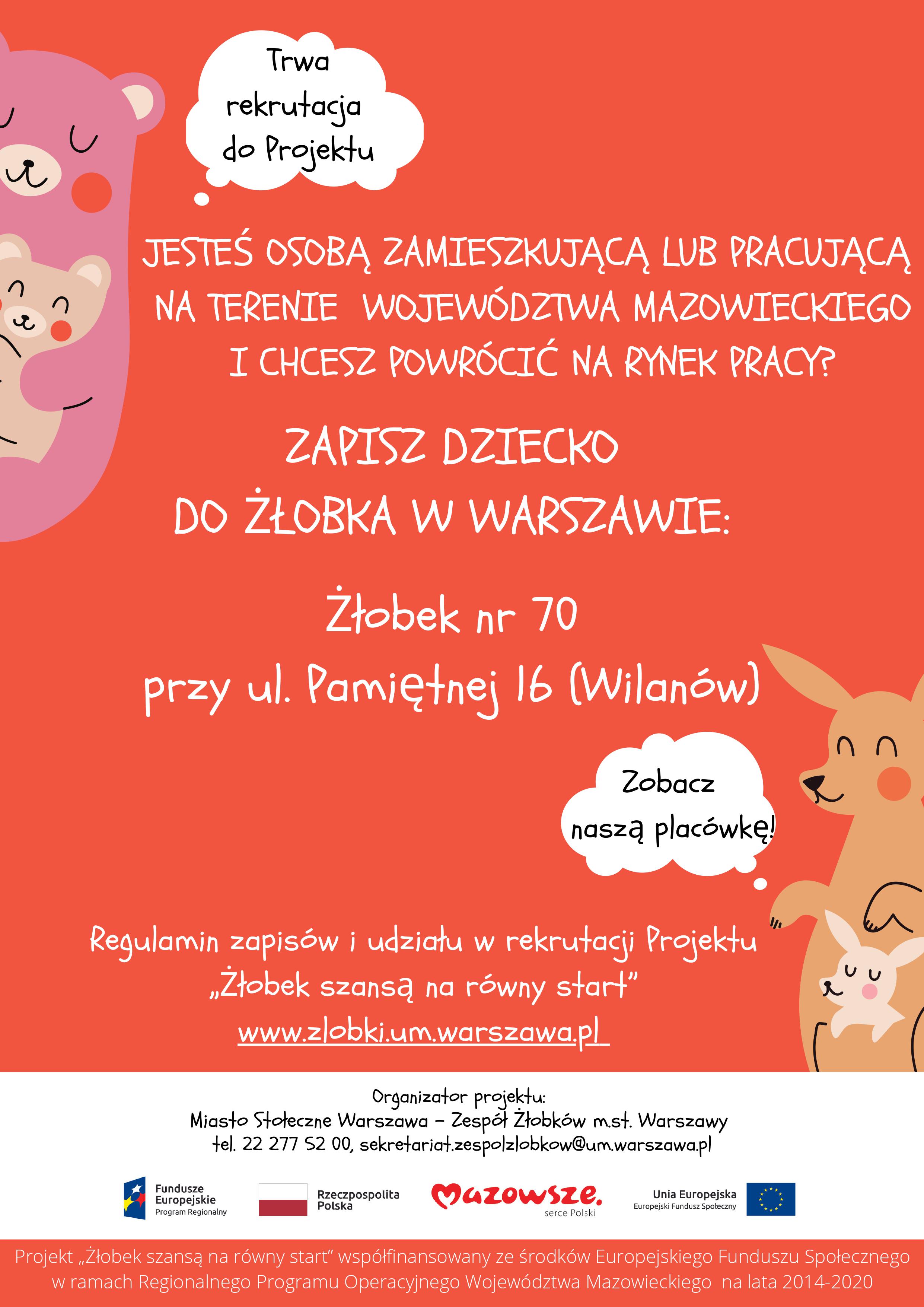 „Żłobek szansą na równy start”