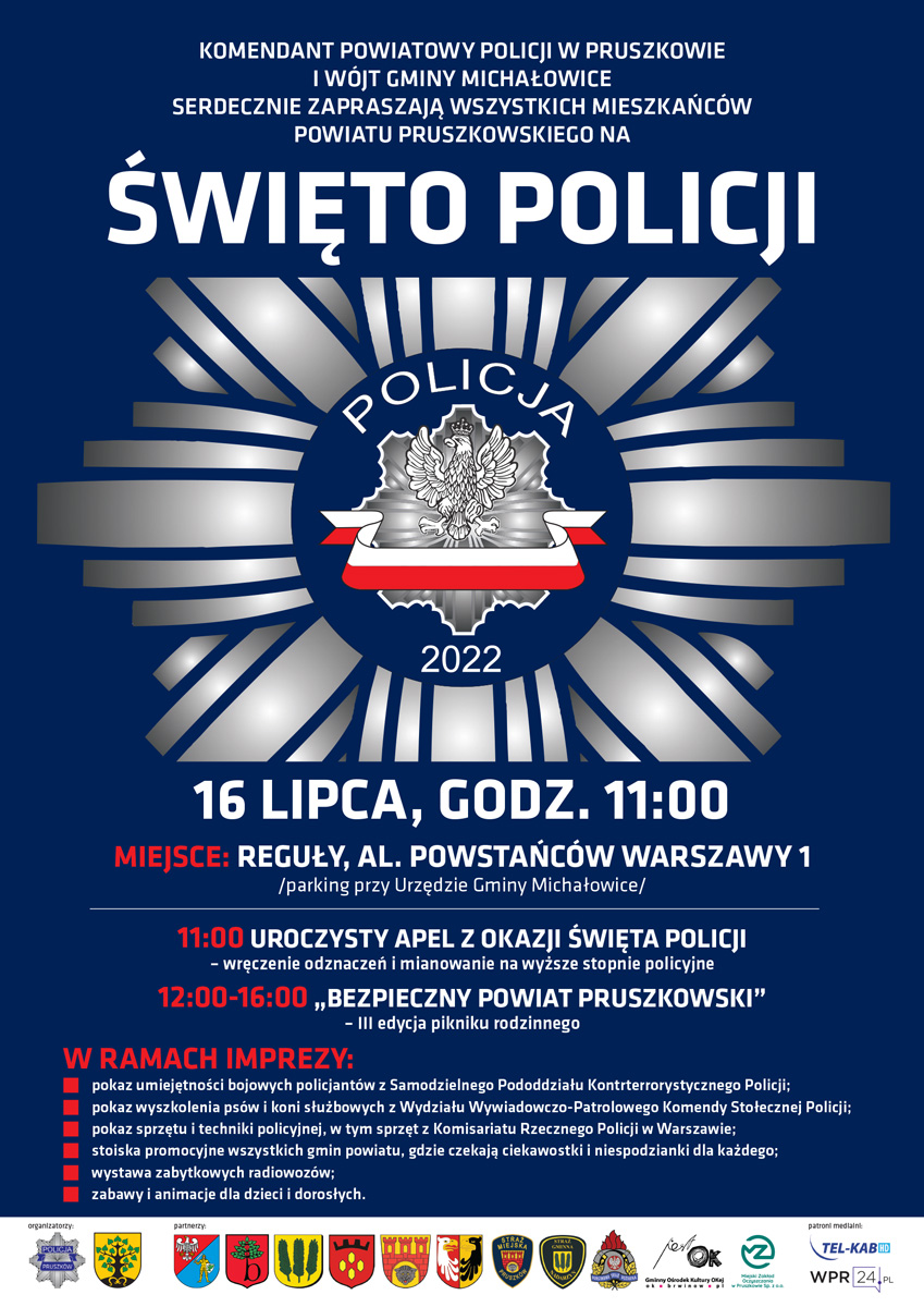 Zapraszamy na Święto Policji