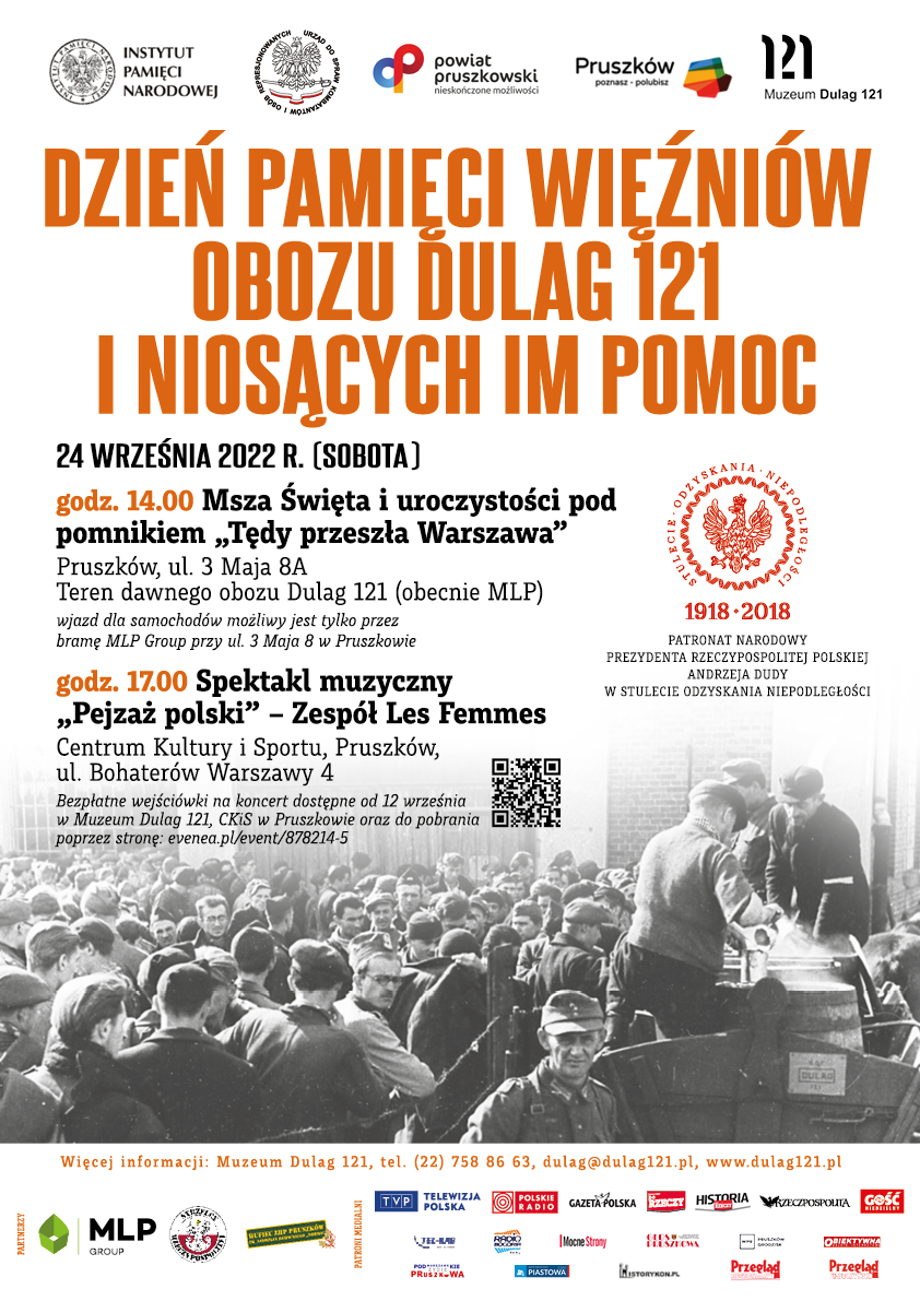 Obchody Dnia Pamięci Więźniów Obozu Dulag 121 i Niosących Im Pomoc w Pruszkowie 24 września 2022 r.