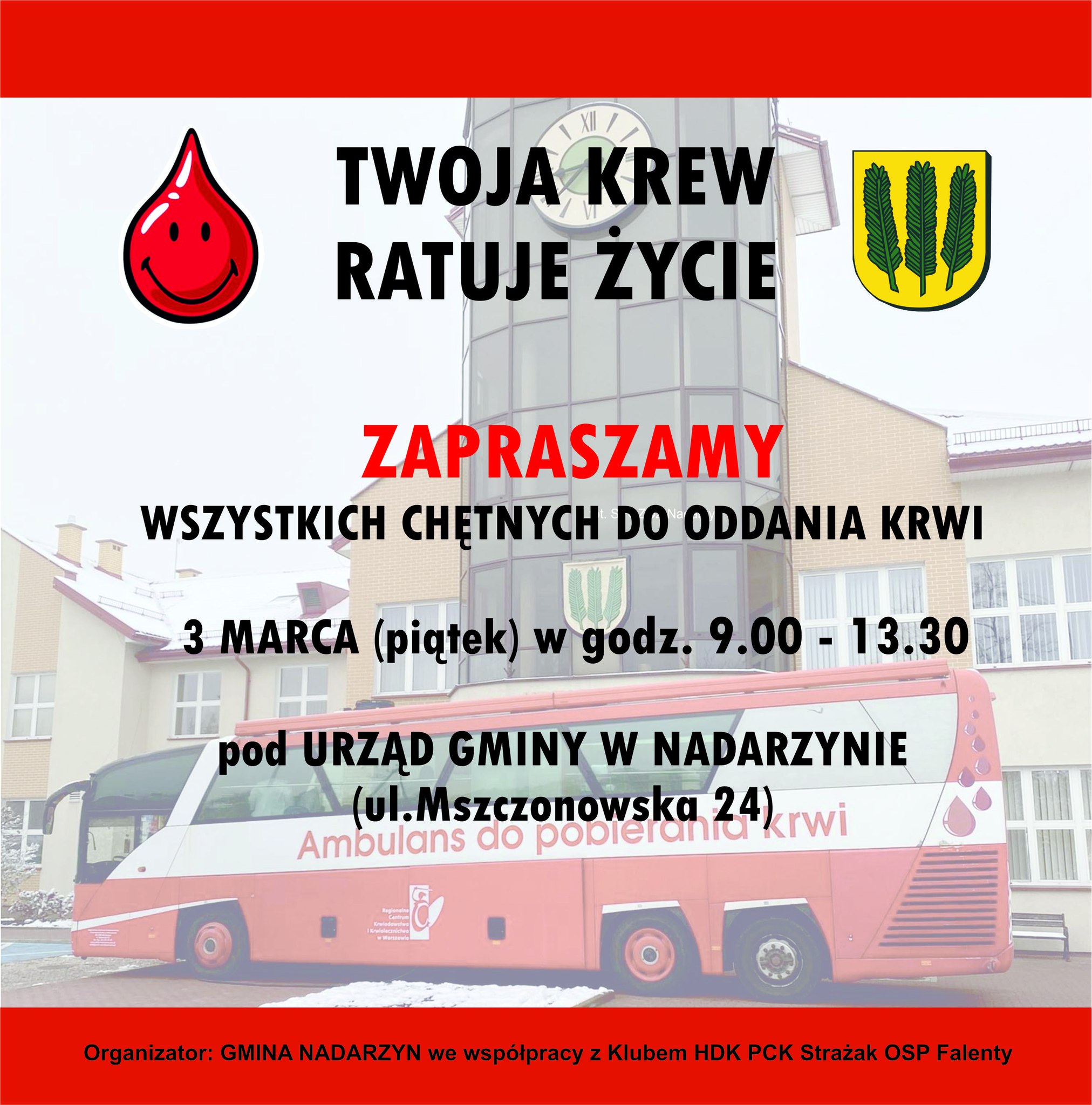 Twoja krew ratuje życie