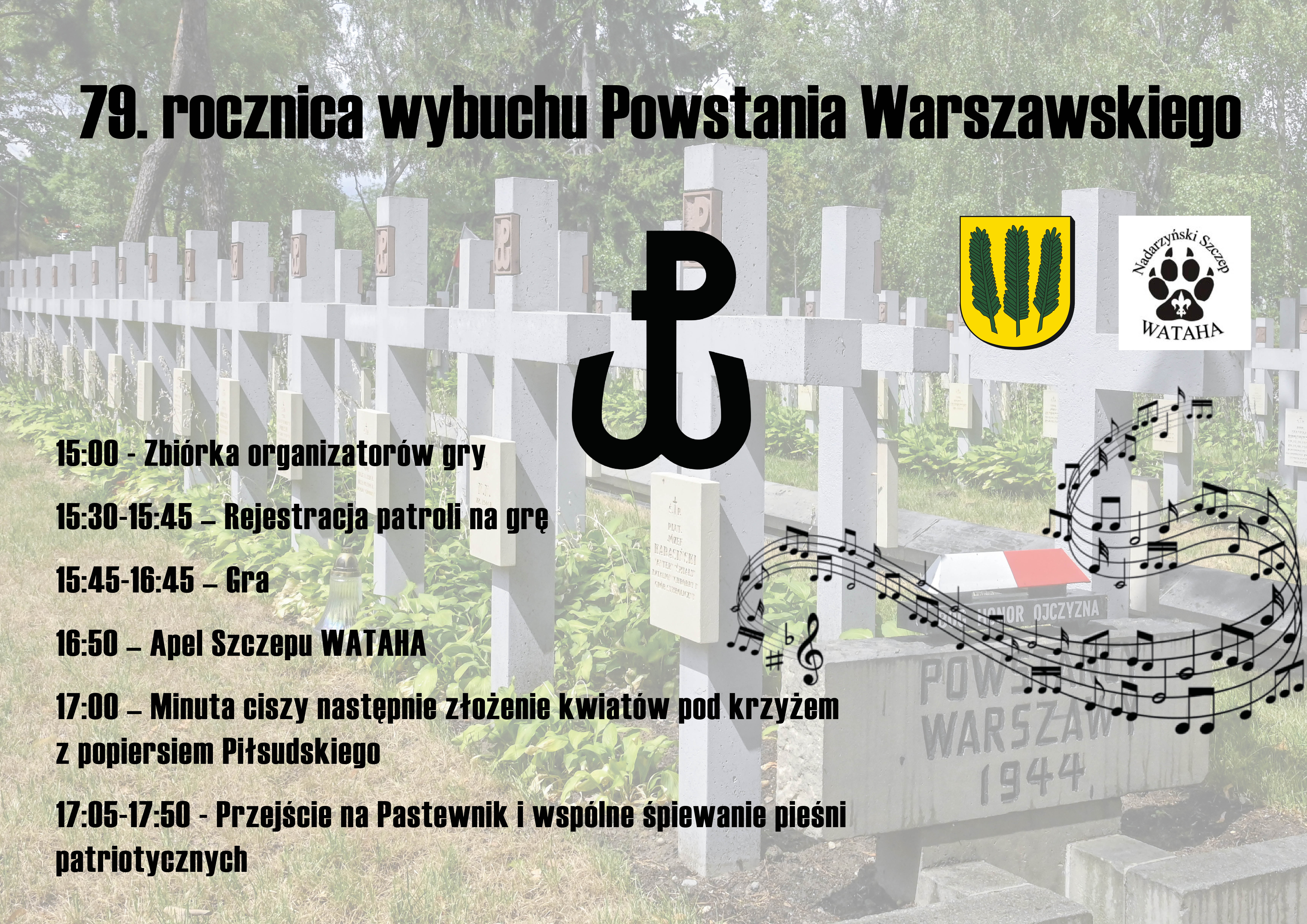 79. rocznica wybuchu Powstania Warszawskiego - 1 sierpnia