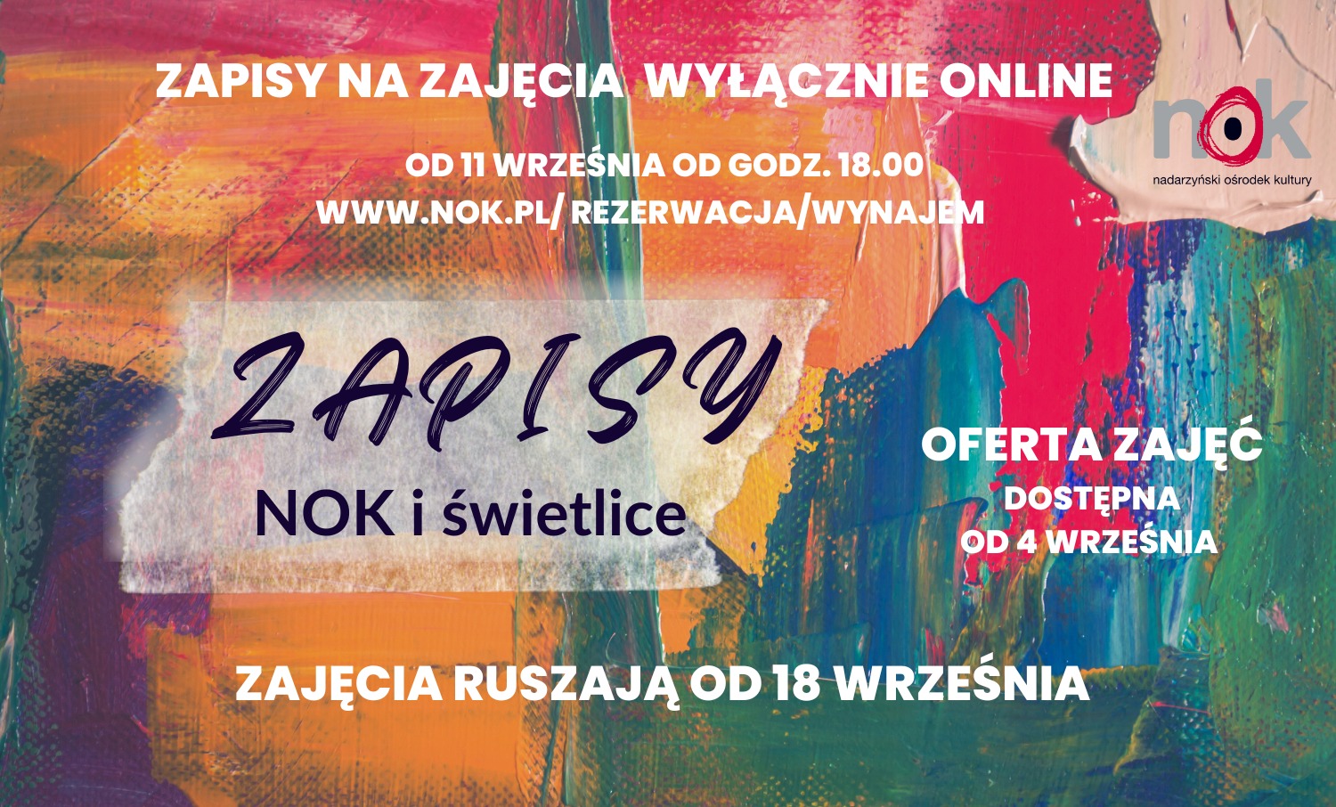 Zapisy na zajęcia NOK