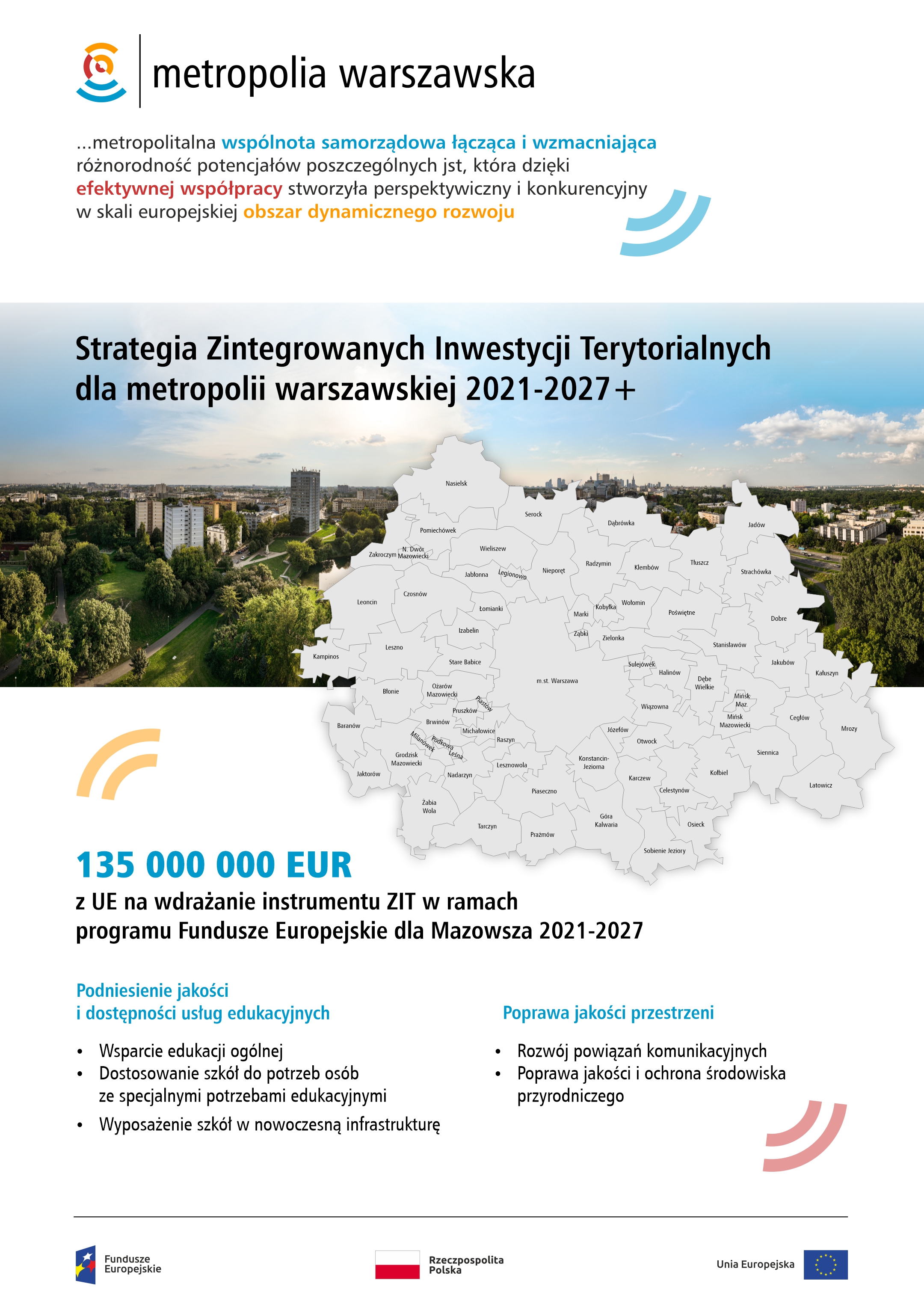Strategia ZIT dla metropolii warszawskiej 2021-2027+ pozytywnie zaopiniowana