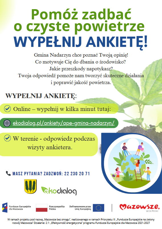 Ankieta - Analiza Potrzeb Edukacyjnych - czyste powietrze