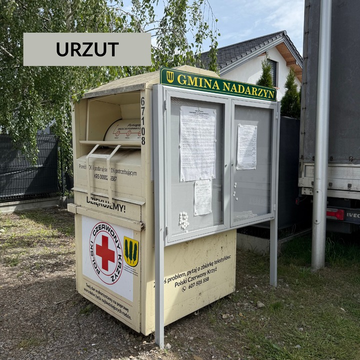 Pojemniki na odzież używaną w Gminie Nadarzyn!