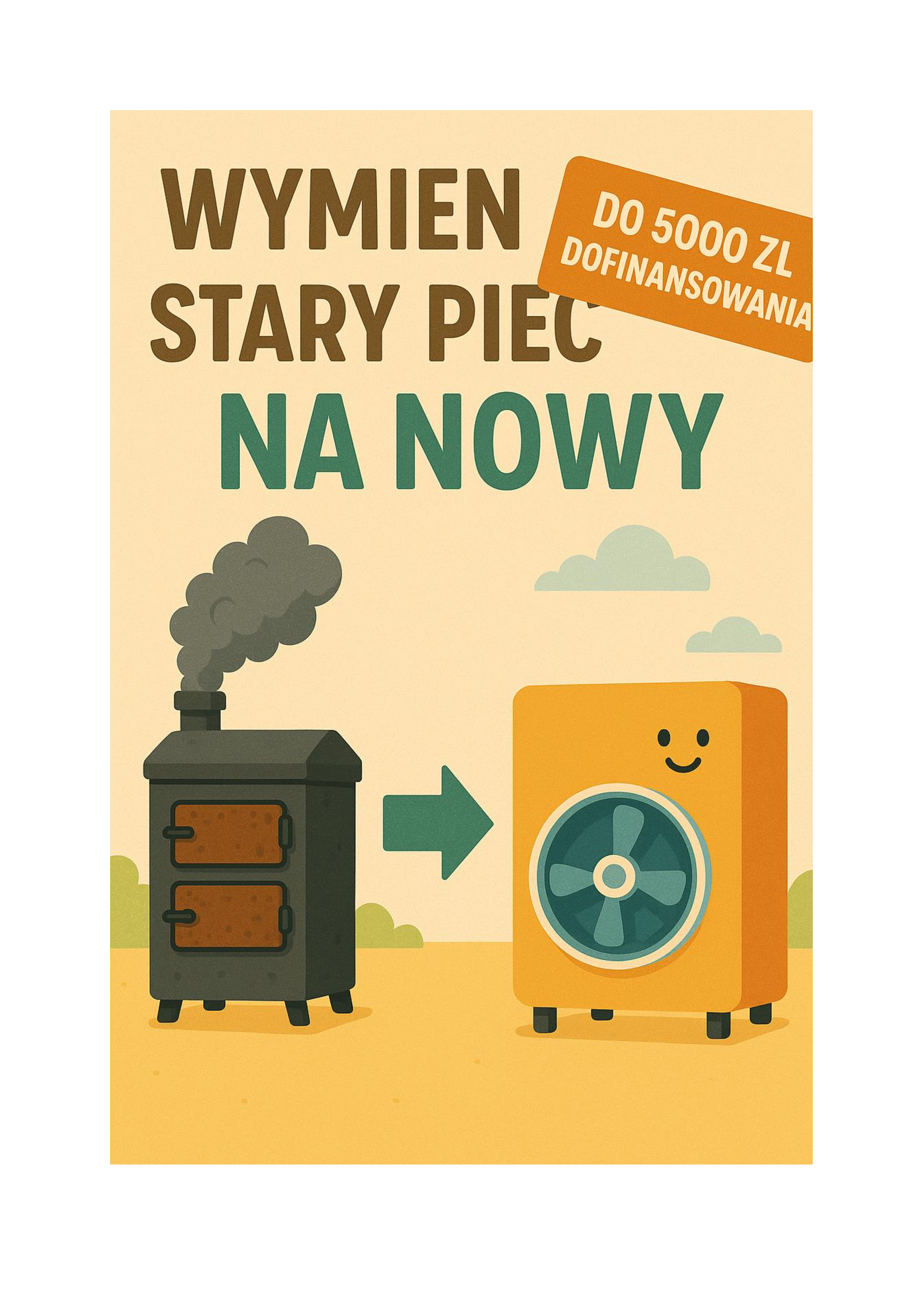 Wymień stary piec na nowy